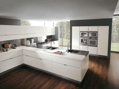 cocina con peninsula