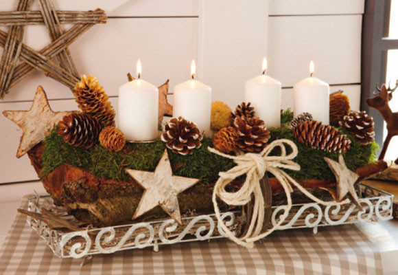 Ideas para decorar velas en Navidad