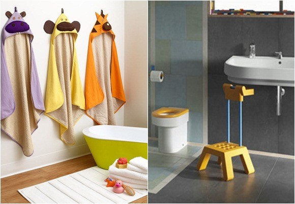 Un cuarto de baño cómodo para los niños - Informes - DecoEstilo.com Un cuarto de baño cómodo para los niños - Informes - DecoEstilo.com