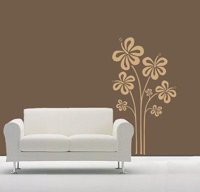 Descuentos en vinilos decorativos 10 Rosa de China Vinilo Decorativo