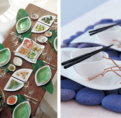 Colores veraniegos para vestir la mesa 21 Bajoplatos