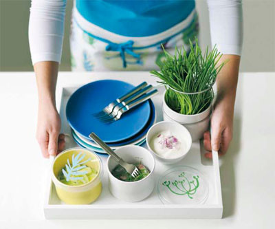 Colores veraniegos para vestir la mesa 24 Salseras