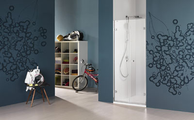 Mamparas de baño para paredes difíciles - Actualidad - DecoEstilo.com