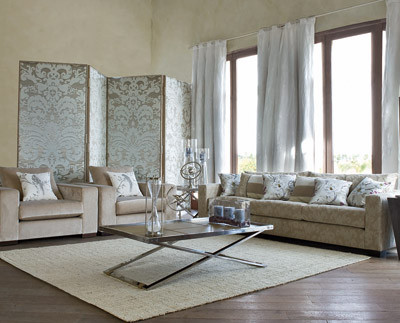 cojines y cortinas salón