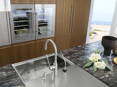 Una cocina abierta al mar