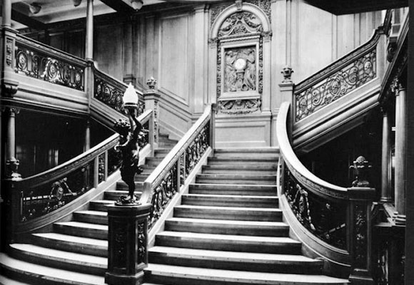 La escalera del Titanic