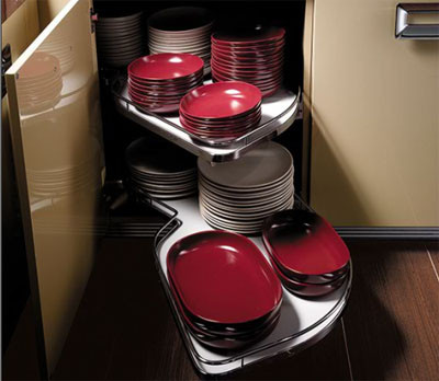 Soluciones para la esquina de la cocina 8 Extraibles Ernesto Meda