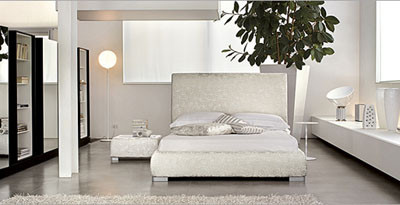 Camas tapizadas 6 Dormitorio blanco de Bonaldo