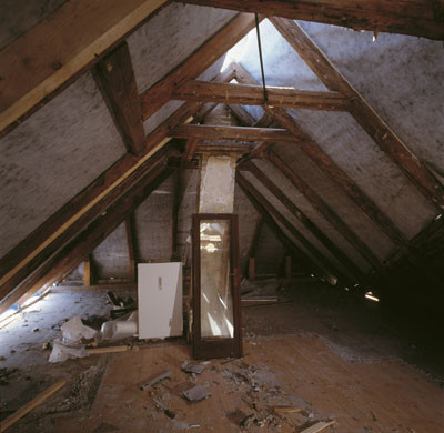 Soluciones para la buhardilla 8 2ª Buhardilla "antes"