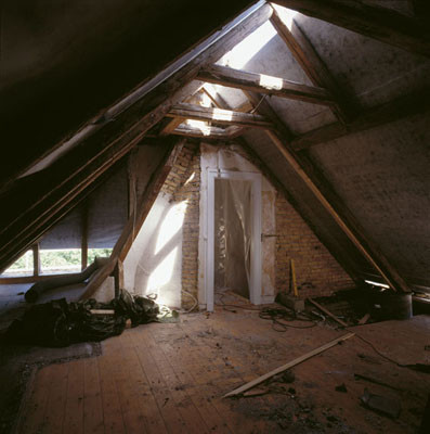 Soluciones para la buhardilla 10 3ª Buhardilla "antes"