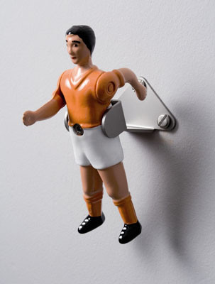 Caprichos de ocio y decoración: El futbolín 13 Percha futbolista RS