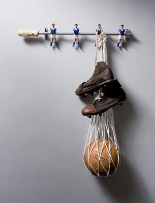 Caprichos de ocio y decoración: El futbolín 14 Perchero futbolín RS