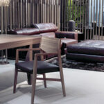 Brera chair Tribeca table and Nicolaus new walnut