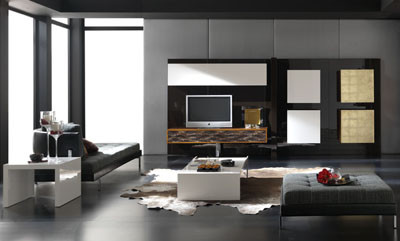 Oro y plata en el salón