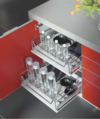 Guardar en la cocina 10 Bandejas extraíbles