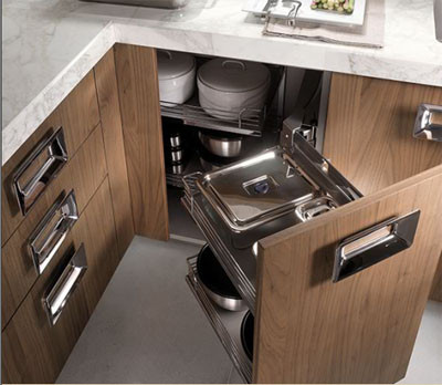 Guardar en la cocina 8 Esquinero extraíble