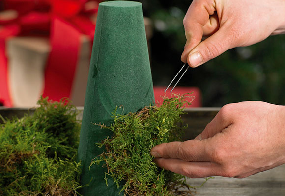 Centros de mesa de Navidad. Flor de Pascua (III) 2 Centro de mesa de Navidad