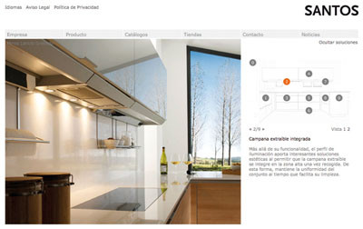 Nuevo espacio Web, de Santos