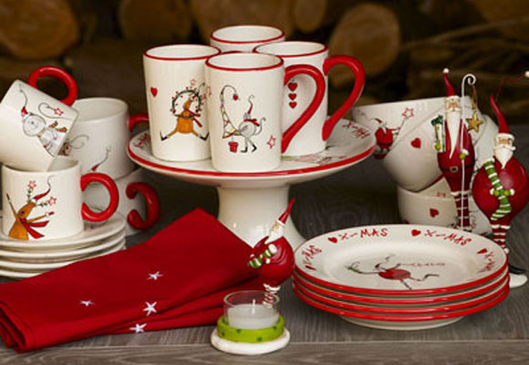 Decorar la mesa de los niños en navidad