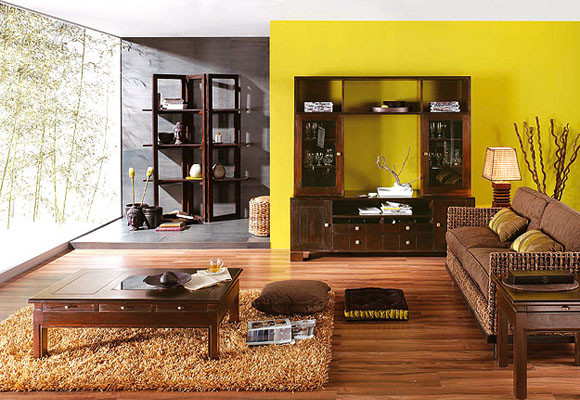 Amarillo en el salón