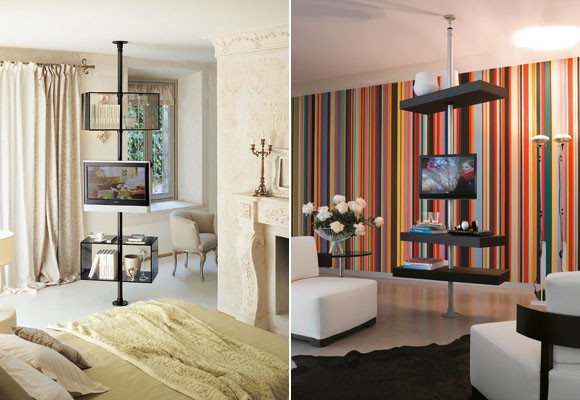 Muebles giratorios para la televisión