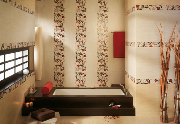 Grecas para decorar las paredes del baño - Soluciones - DecoEstilo.com