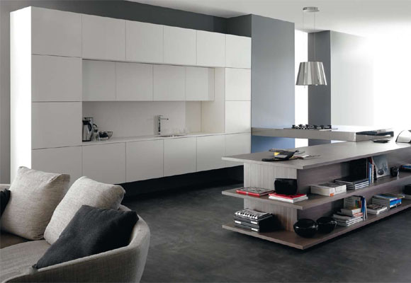 En el centro del espacio, la cocina - Soluciones - DecoEstilo.com