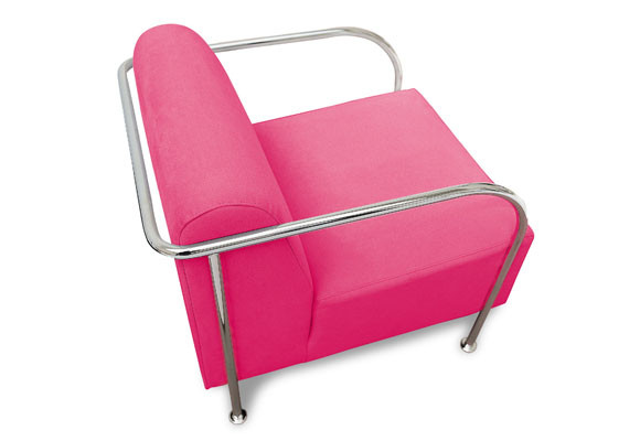 Siéntate en rosa 8 Bazar de sillería rosa. Capdell.