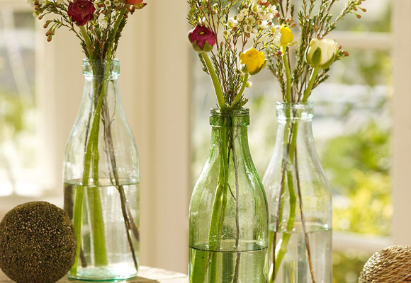 Recipientes para flores