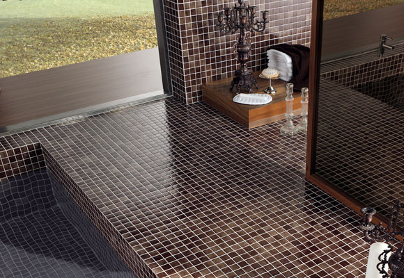 Hisbalit, mosaicos antideslizantes.