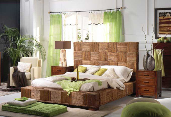 Naturaleza y selva en el dormitorio