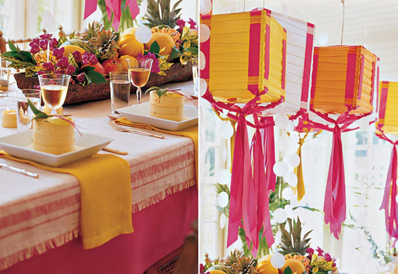 Decoración para eventos veraniegos