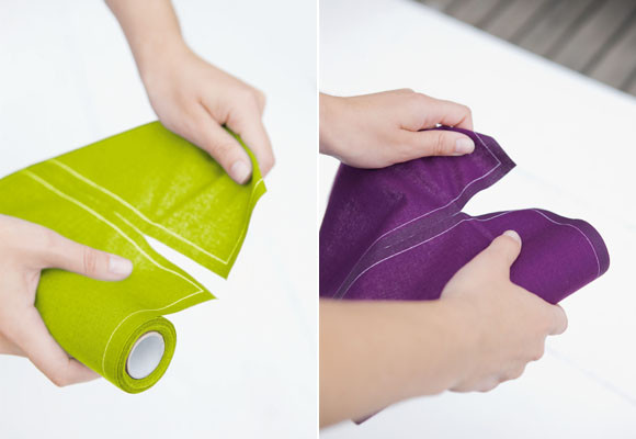 Servilletas de tela en rollo