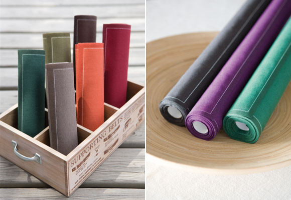 Servilletas de tela en rollo