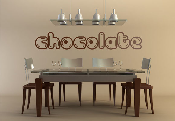 Dekotipo, chocolate