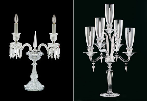 Baccarat, lámparas de cristal