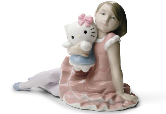 Jugando con Hello Kitty