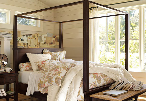 Camas con dosel