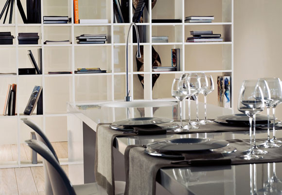 Aguamanos en el comedor