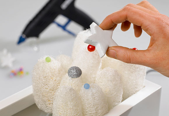 Un centro con esponjas de lufa - Actualidad - DecoEstilo.com