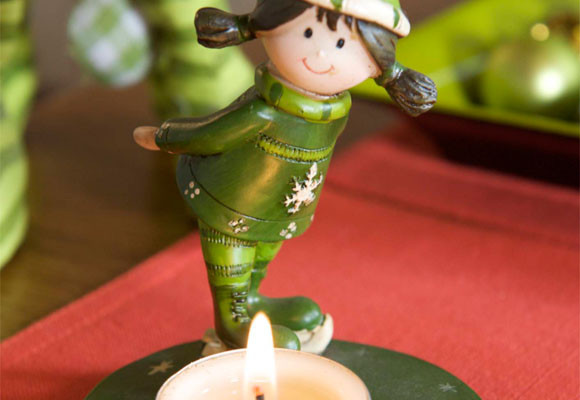 Reinterpreta los colores navideños por excelencia