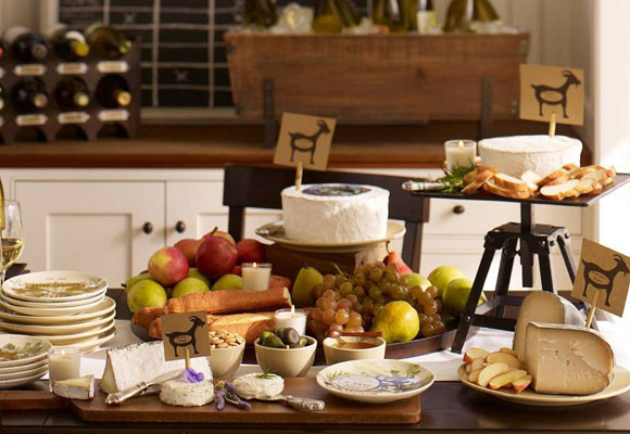 Fiesta de queso y vino