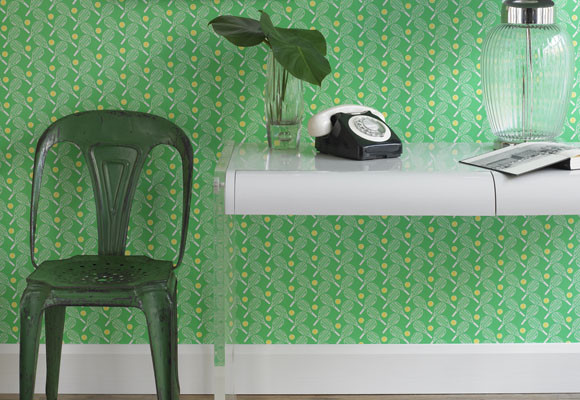 Papel pintado de Garrendenny Lane Interiors