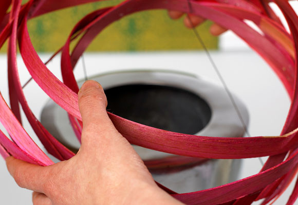 Una estructura de ratán: Paso 2