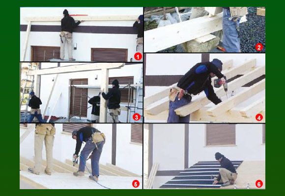 instalar un porche en Kit