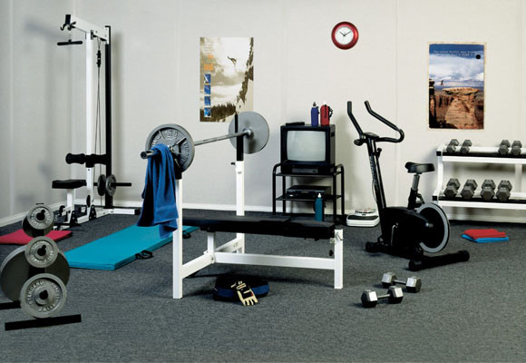 Un gimnasio en el sótano