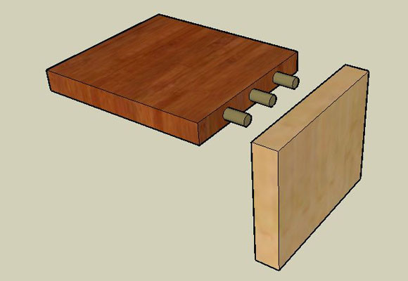 Hacer uniones con espigas 8 Hacer uniones con espigas