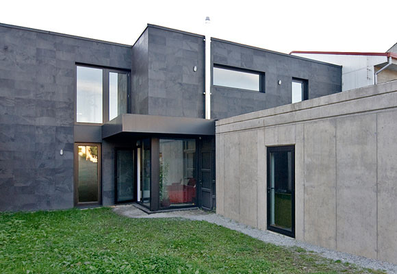 Parte trasera del edificio