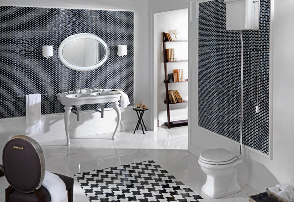 Un ajedrez en el cuarto de baño 7 Un ajedrez a modo de alfombra