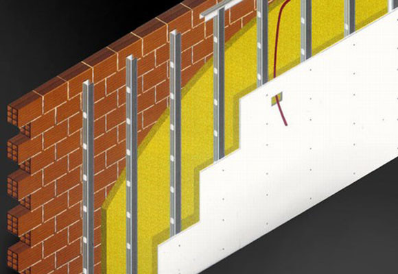Trasdosar paredes para mejorar el aislamiento